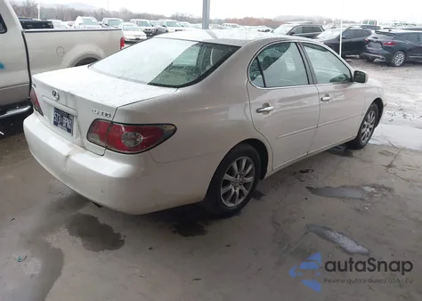 2004 Lexus Es 330 from USA, damaged, VIN JTHBA30G345046420